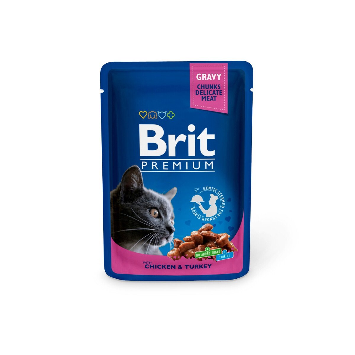 Brit Premium kassi einekotike, kana/kalkun kastmes, 100 g - Tootepilt