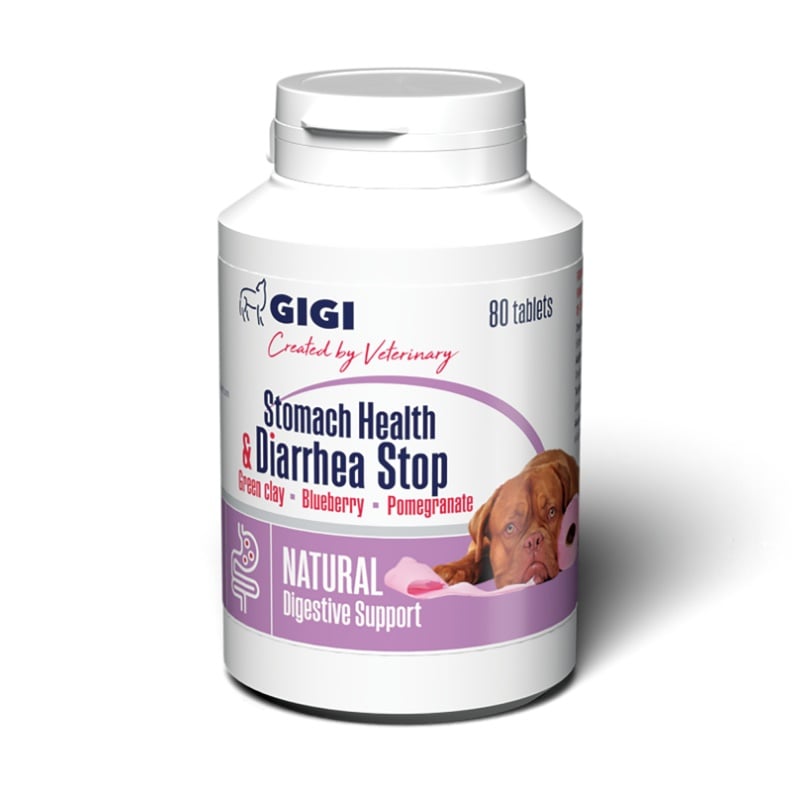 GIGI Stomach Health & Diarrhea Stop lieliem suņiem N80 - Produkta attēls