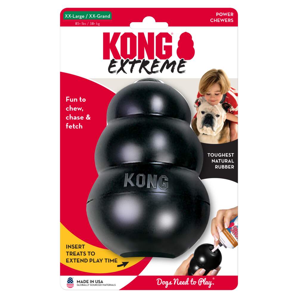KONG Extreme rotaļlieta suņiem, XXL, melna - Produkta attēls