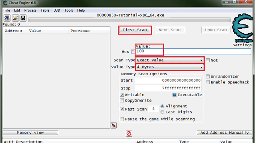 2. 2. Таблица для cheat engine 7. 2. Пароль cheat engine.