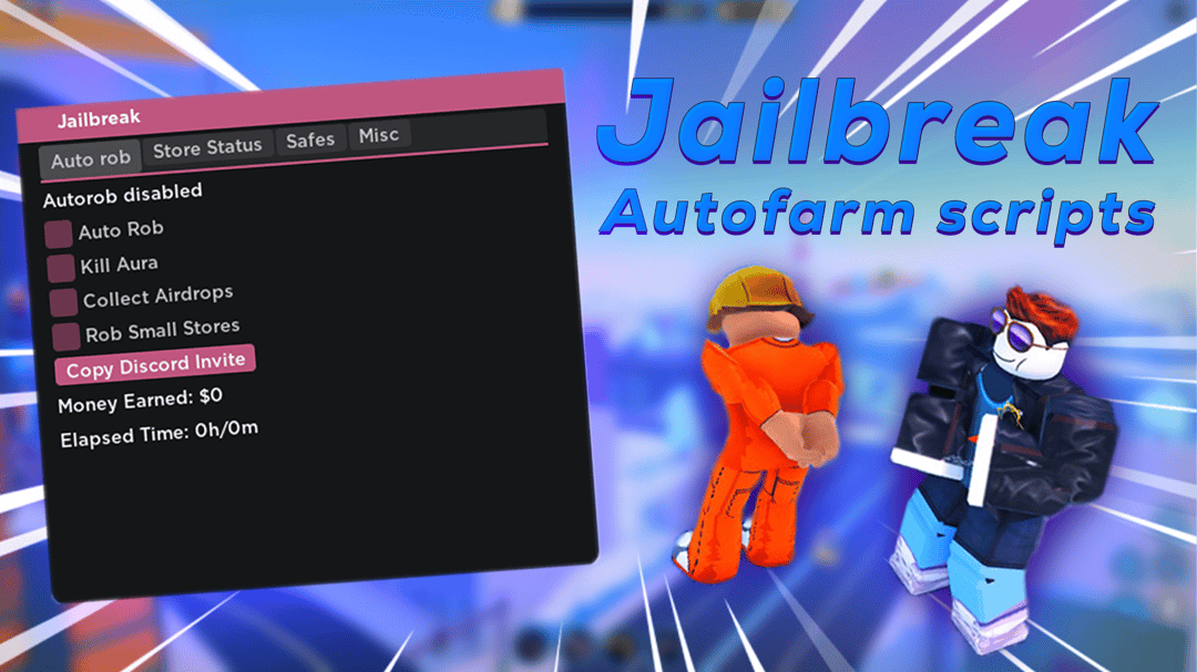 Jailbreak AUTOFARM. Jailbreak script.
