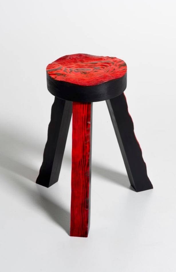 SN_Didi Ng Wing Yin_Wood Ocean Stool Red Cinnabar.jpg