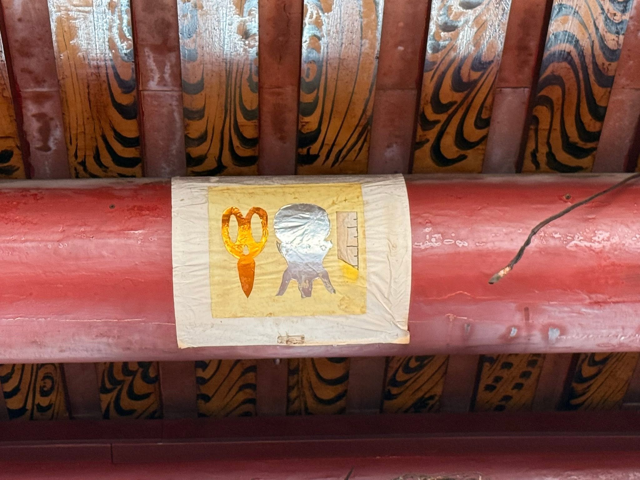 台南深度旅遊-歷史貼紙符籙與民俗標記