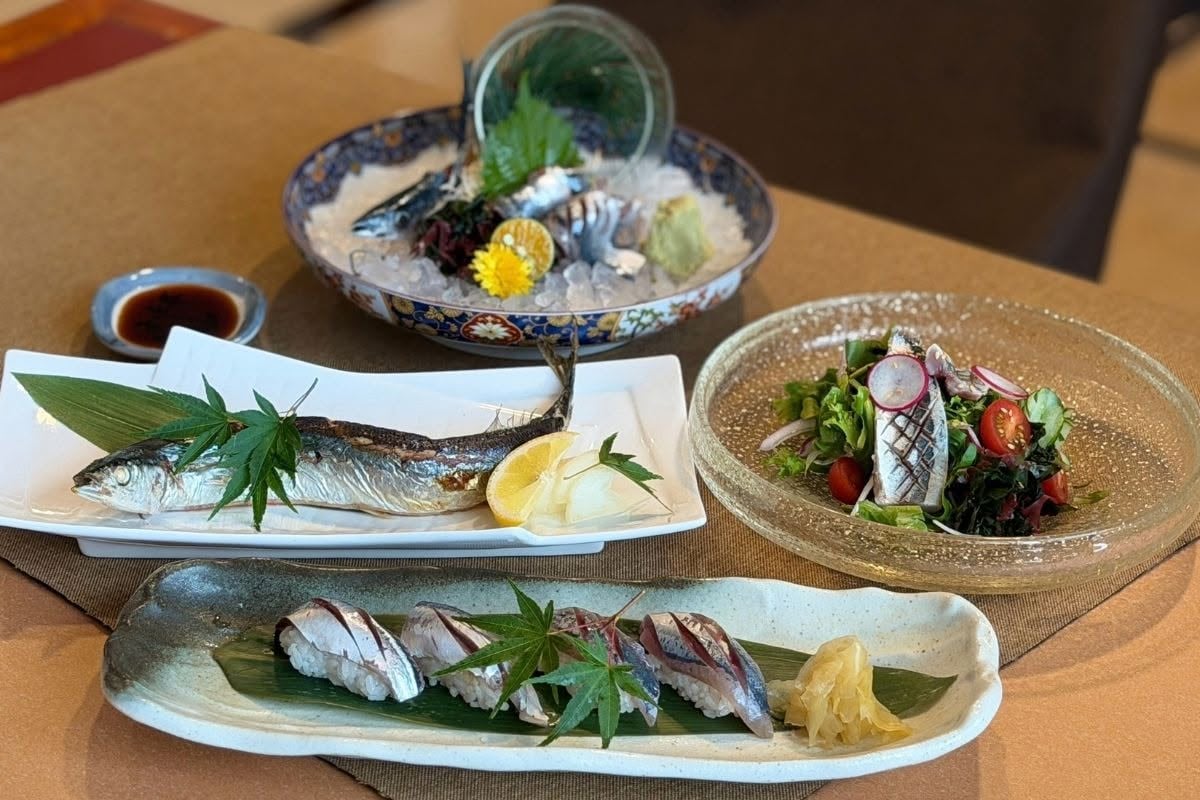 秋刀魚限定料理四品