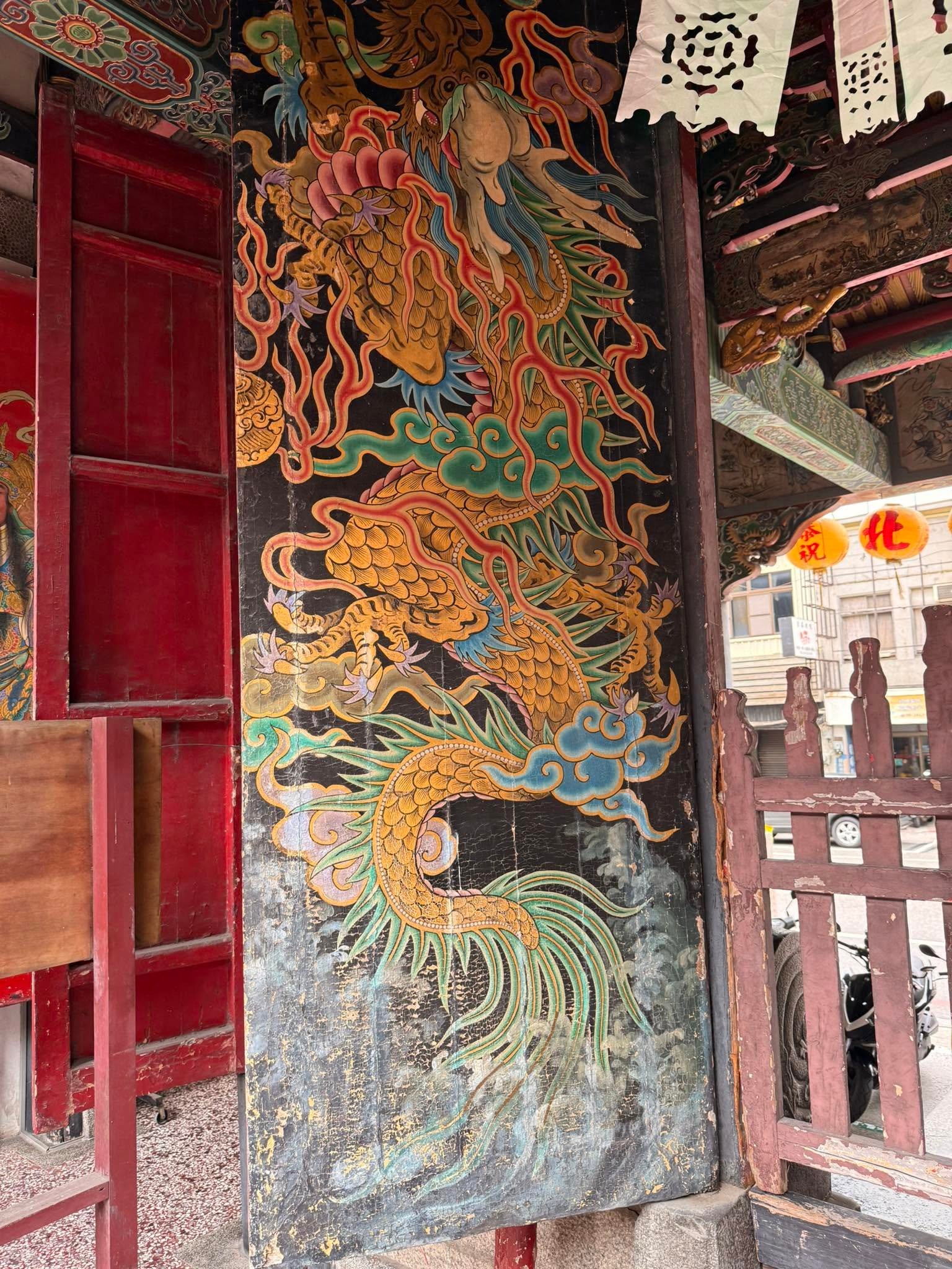 台南深度旅遊-潘麗水大師壁畫彩繪二
