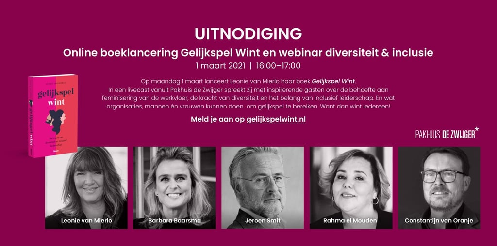 INVITE boeklancering GelijkspelWint