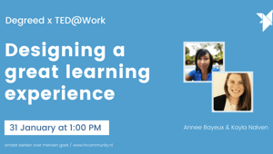 Webinar Degreed x TED@work banner