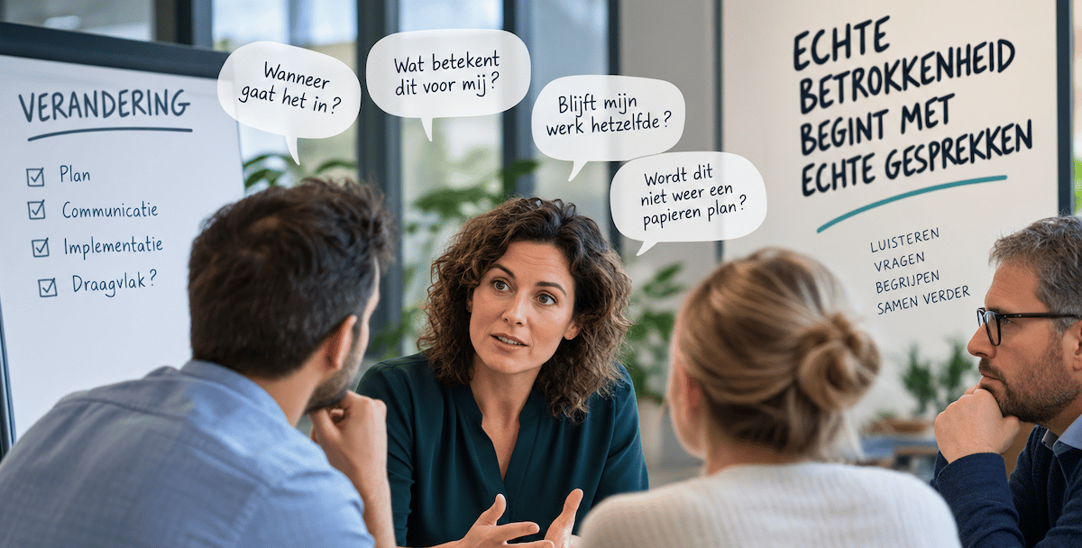 Verandercommunicatie: Als medewerkers jou dezelfde vragen blijven stellen, heb je hen misschien te weinig gevraagd