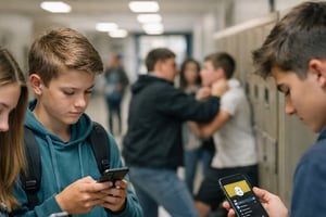 Online ruzies lopen steeds vaker uit op geweld op school