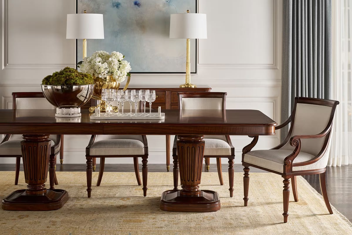 Sophisticated dining room