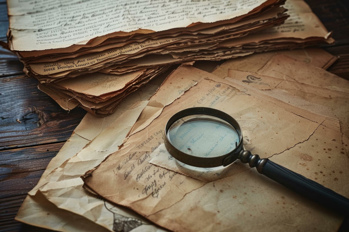 Faded, difficult-to-read historical document with handwritten text