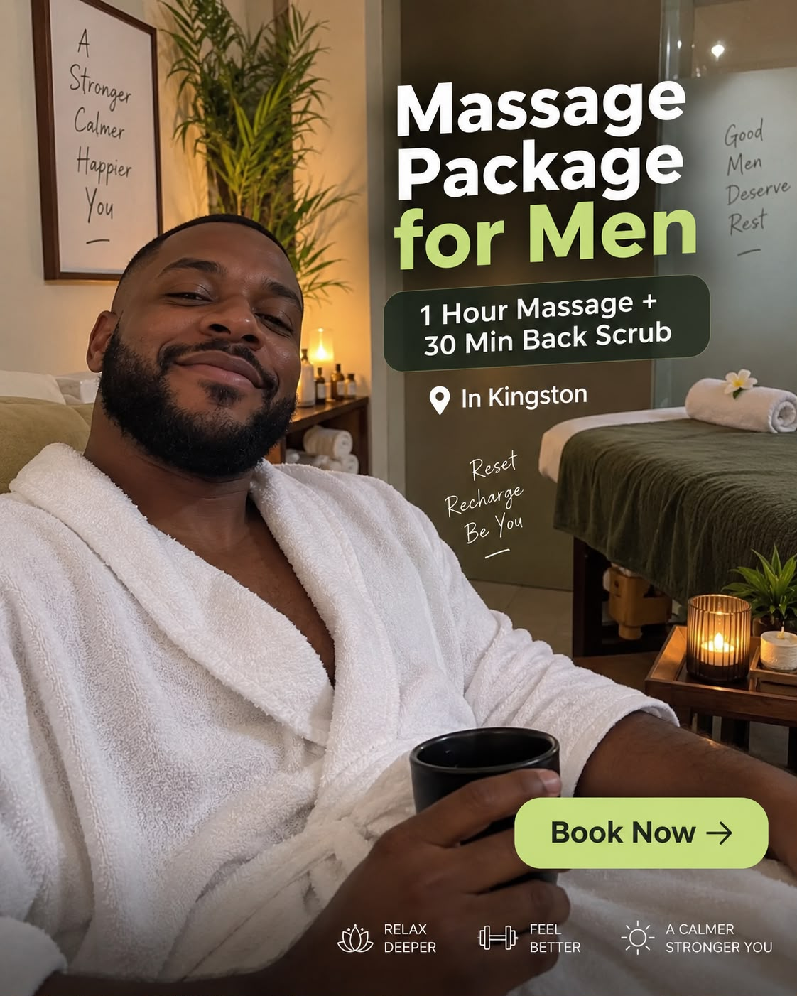 Stress Buster massage promotion ad 3