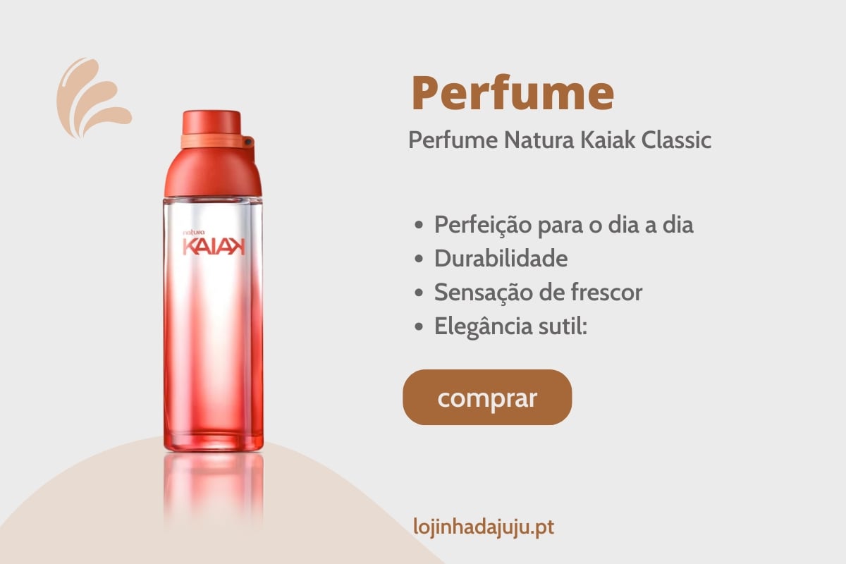 Perfume Natura Kaiak Classic 100ml - Frescor e Elegância