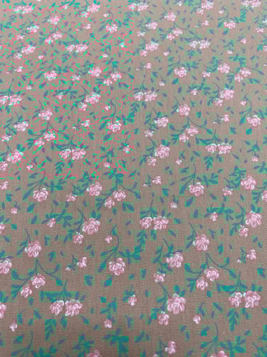 Tecido de Algodão Floral