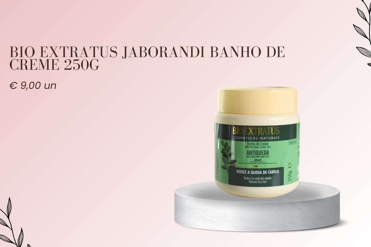 Bio Extratus Jaborandi Banho de Creme 250g – Força e Hidratação