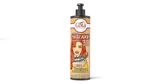 Gota Dourada Matizador 3D Cobre 120ml – Realce o Brilho-576-722
