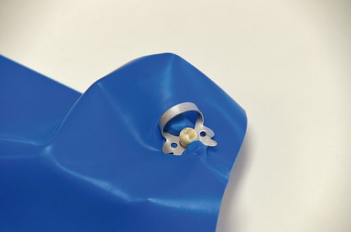 KKD DENTAL Diques SYMPATIC DAM  "PREMIUM" Blue M (36 Folhas)