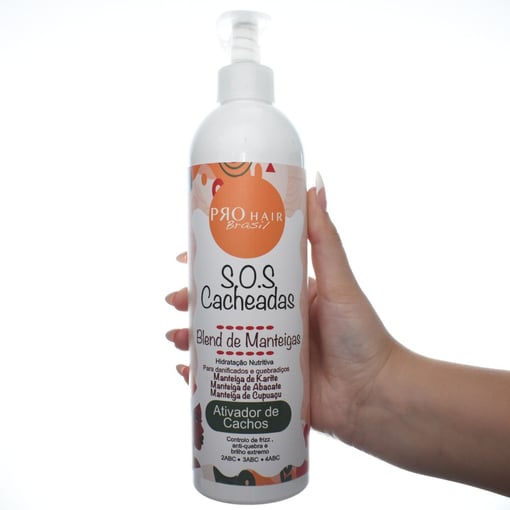 Ativador de Cachos S.O.S Cacheadas 500ml - Pro Hair Brasil