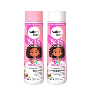 Imagem do produto Salon line Kit Shampoo e Condicionador SOS Cachos Kids Hidratação