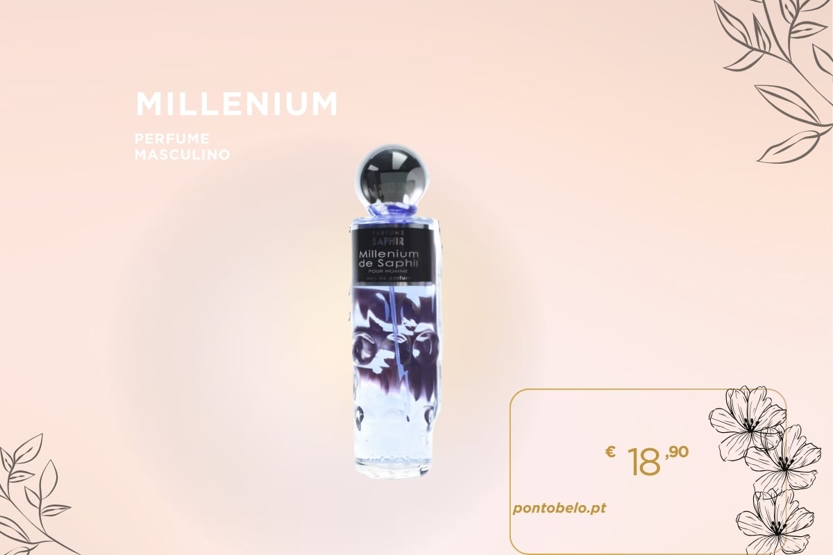 Saphir Millenium: Perfume sofisticado e intenso para homens