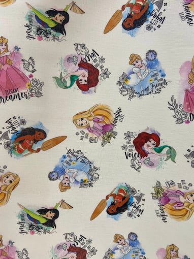 Plastificado Estampado Princesas da Disney