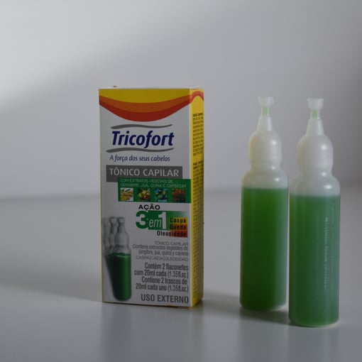 Tónico Capilar 3em1 Tricofort 2 Unidades -Queda, Caspa e Oleosida-670-779