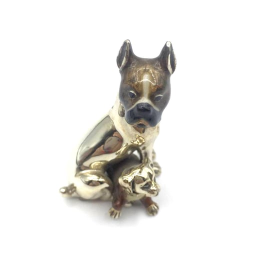 Biblot Prata Esmalte Boxer com Filho BB00557