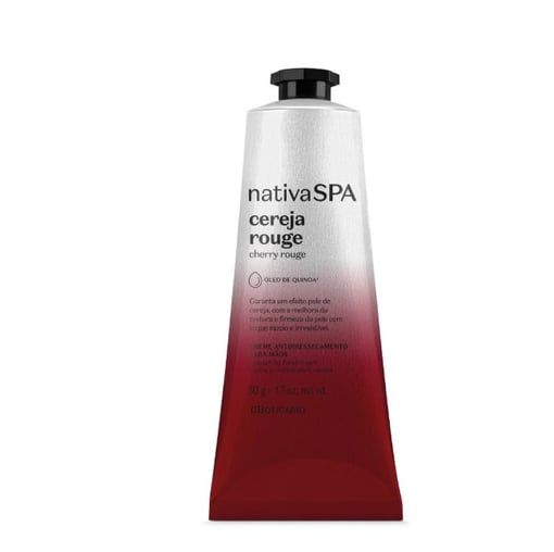 Creme de Mãos Nativa Spa Cereja Rouge, 50g