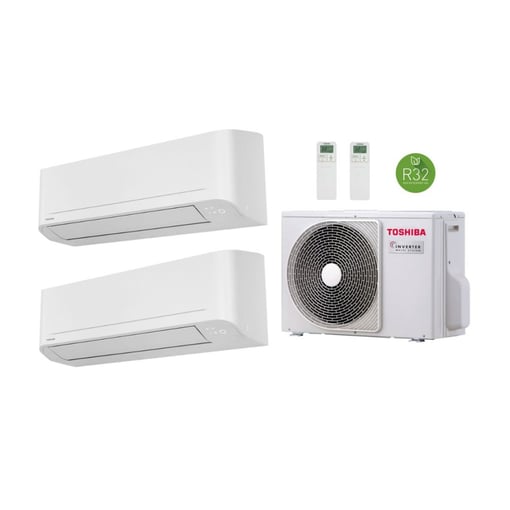 Multisplit Toshiba | 9000 BTUS + 9000 BTUS | Unidade Exterior