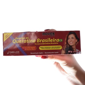 Imagem do produto Novex Queratina Brasileira Recarga de Queratina 80g – Reposição