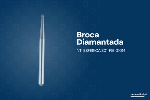 Broca Diamantada NTI Esférica 801-FG-010M (5 Unidades)