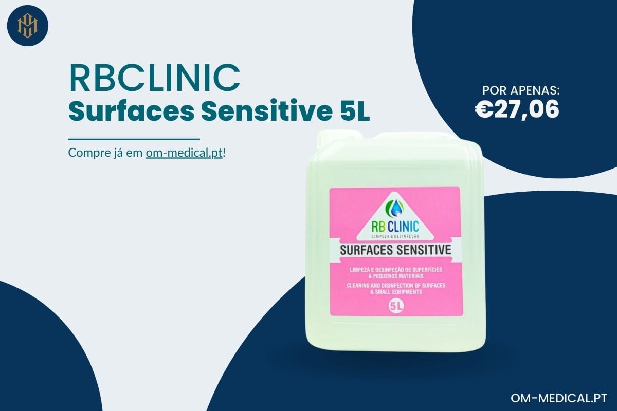 Desinfetante Sem Álcool RBCLINIC 5L para Clínicas Dentárias