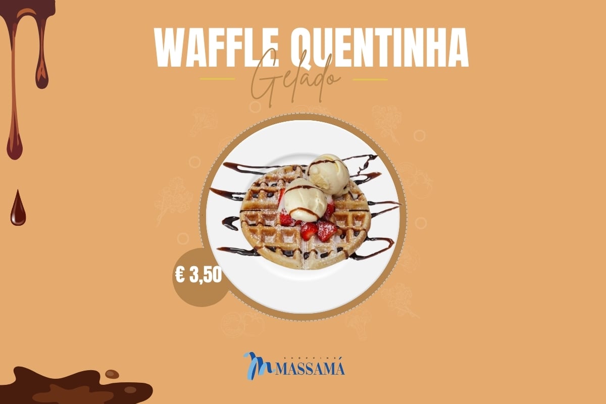 Waffle Quentinha – O Par Perfeito para o Seu Gelado!