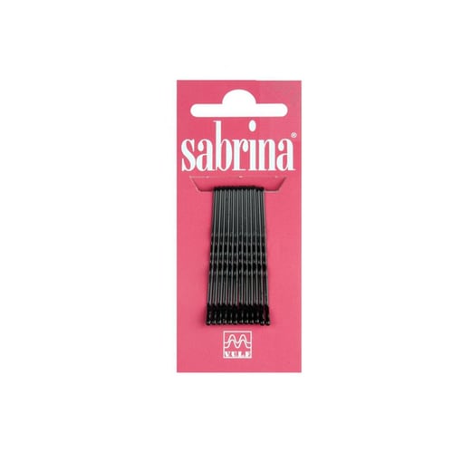 Frizetes de Cabelo Preto Sabrina - 12 Unid, 48mm
