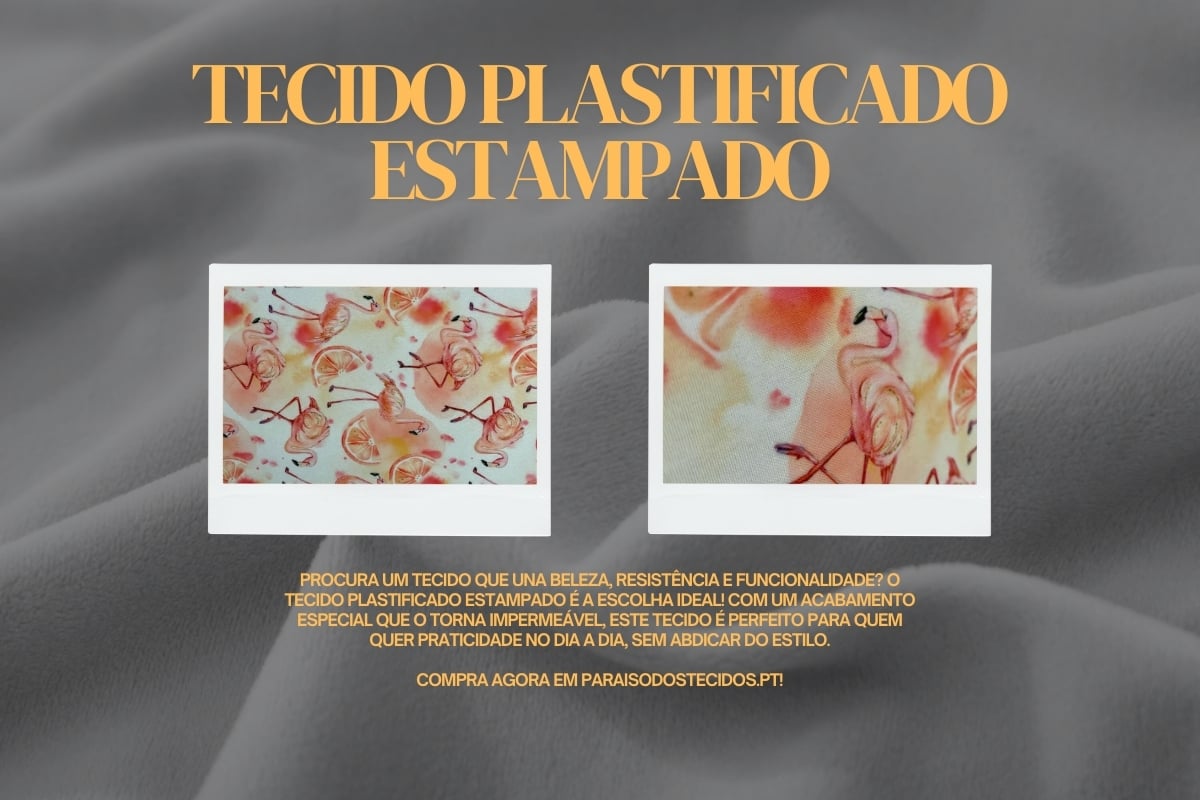 Tecido Plastificado Estampado – Impermeável, Prático e Decorativo