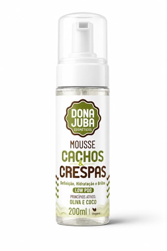 Dona Juba Mousse Cachos e Crespos 200ml-927-762