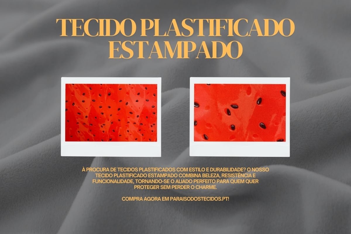 Tecido Plastificado Estampado – Impermeável e Prático