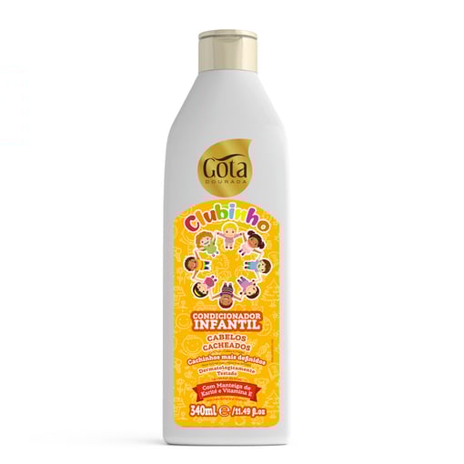 Gota Dourada Clubinho Cacheados Condicionador 340ml-589-690