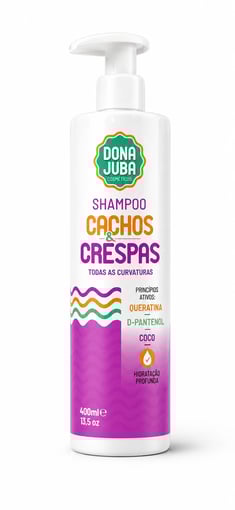 Dona Juba Shampoo Cachos e Crespos 400ml-928-235