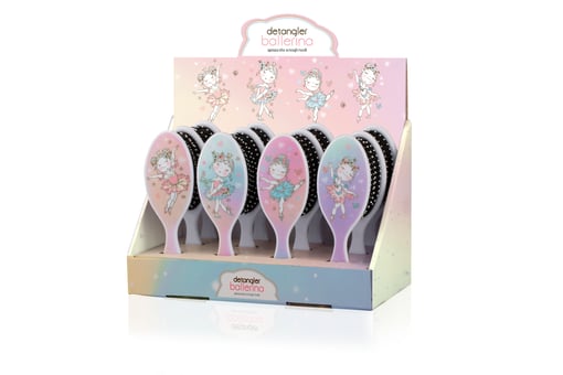 Expositor de Escovas Desembaraçadoras Ballerina - 12 Unidades