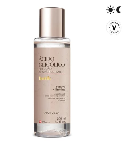 Solução Desincrustante Ácido Glicólico Botik, 200ml