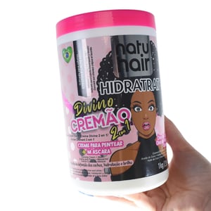 Imagem do produto NatuHair Divino Cremão 2 em 1 1kg – Creme de Pentear + Hidratação