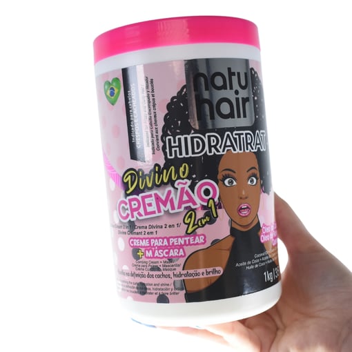 NatuHair Divino Cremão 2 em 1 1kg – Creme de Pentear + Hidratação-1019-903