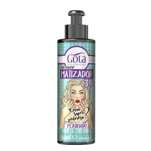 Imagem do produto Gota Dourada Matizador 3D Platinado 120ml – Cabelos Louros