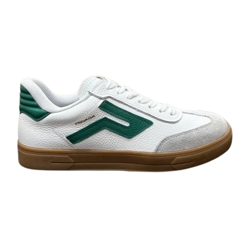 Ténis Casual Pegada Branco com Verde