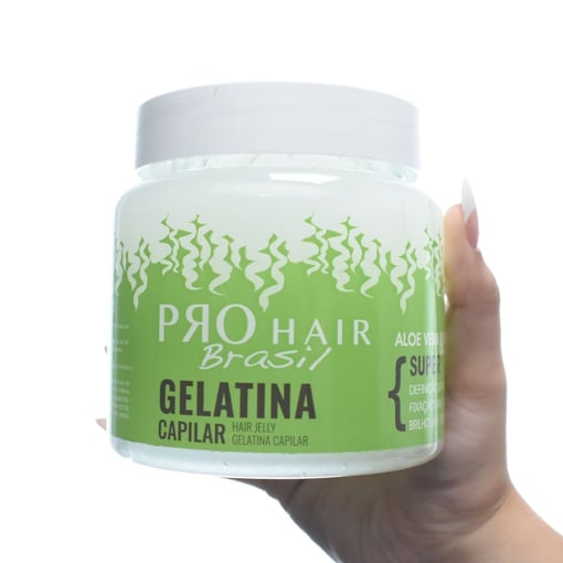 Gelatina de Aloe Vera e Panthenol 500g - Pro Hair