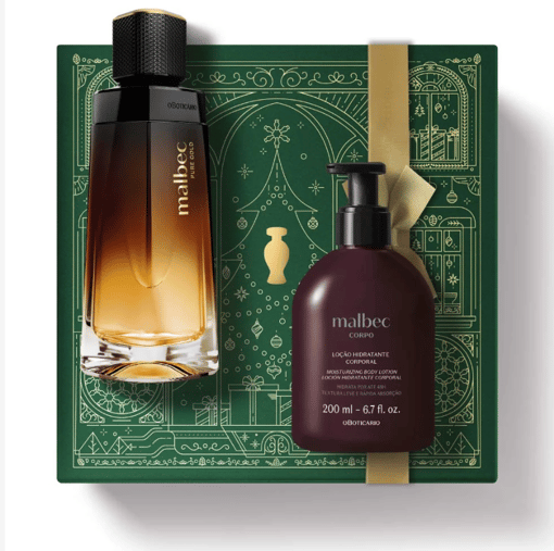 Kit de Natal Malbec Pure Gold Loção-807-968