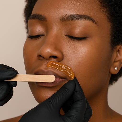 Imagem do produto Epilação Rosto Incluíndo (buço, testa, maçã do rosto, pescoço)