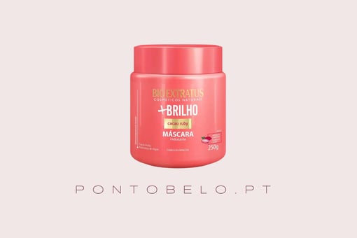 Bio Extratus Máscara +Brilho 250g – Hidratação e Brilho Intenso