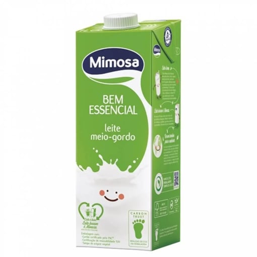 Leite Mimosa Meio Gordo 1l